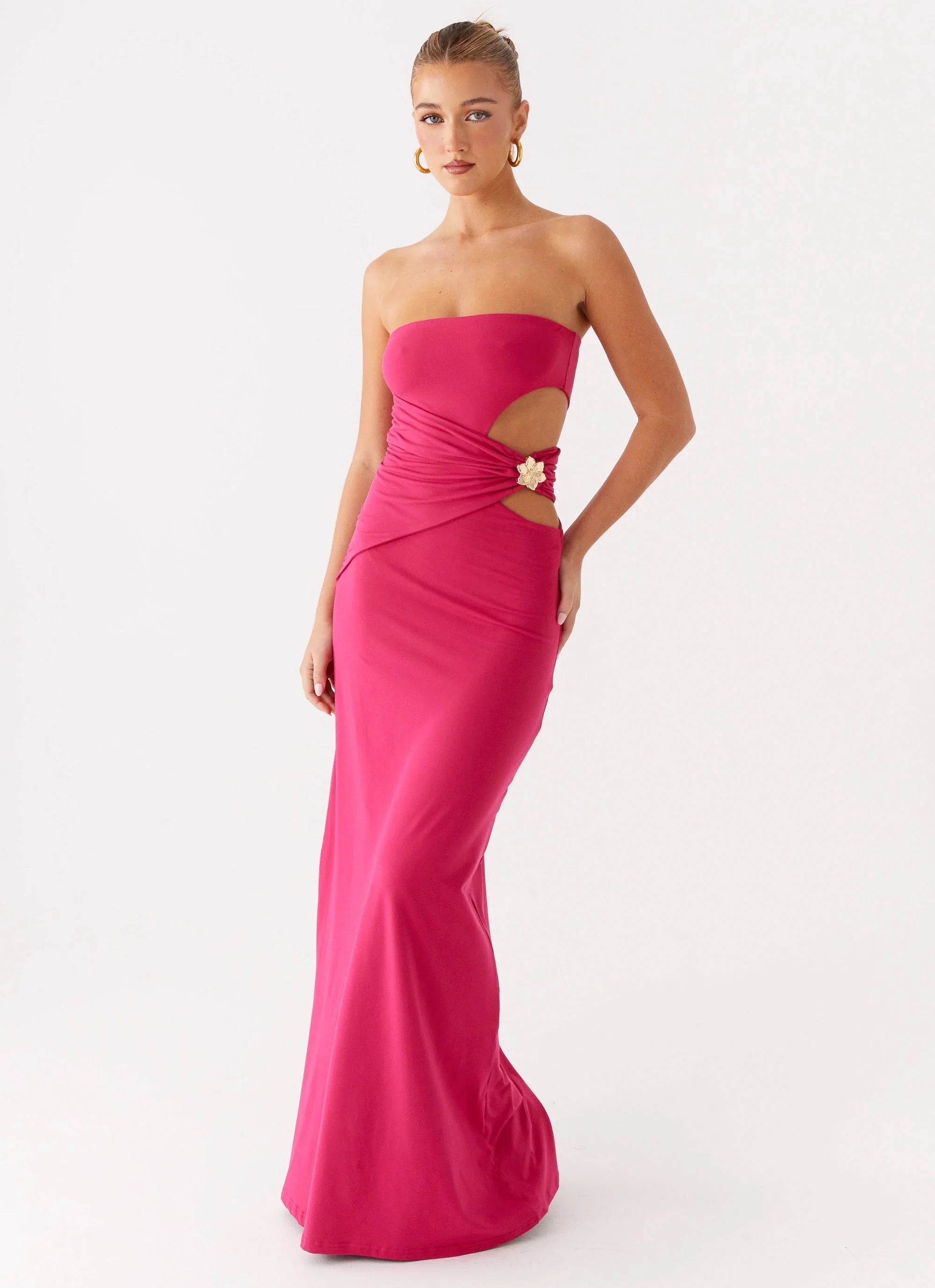 Anetta Maxi Dress Fuchsia