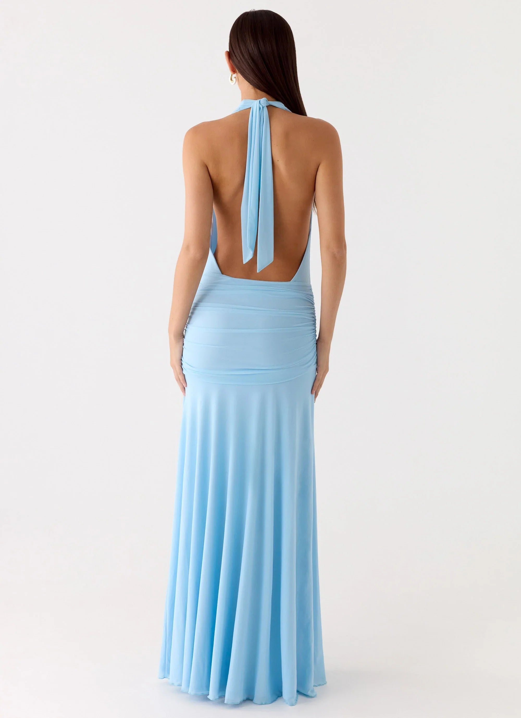 Sorrento Sunsets Maxi Dress Ice Blue