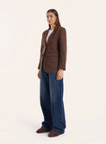 Chocolate Tailored Blazer