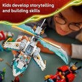 LEGO NINJAGO Ninja Vehicle Tree House Battle Building Toy for Boys Girls Kids Ages 7 Ninja Playset W 5 Minifigures Motorcycle Helicopter Toys Gift Idea for Birthdays 71857