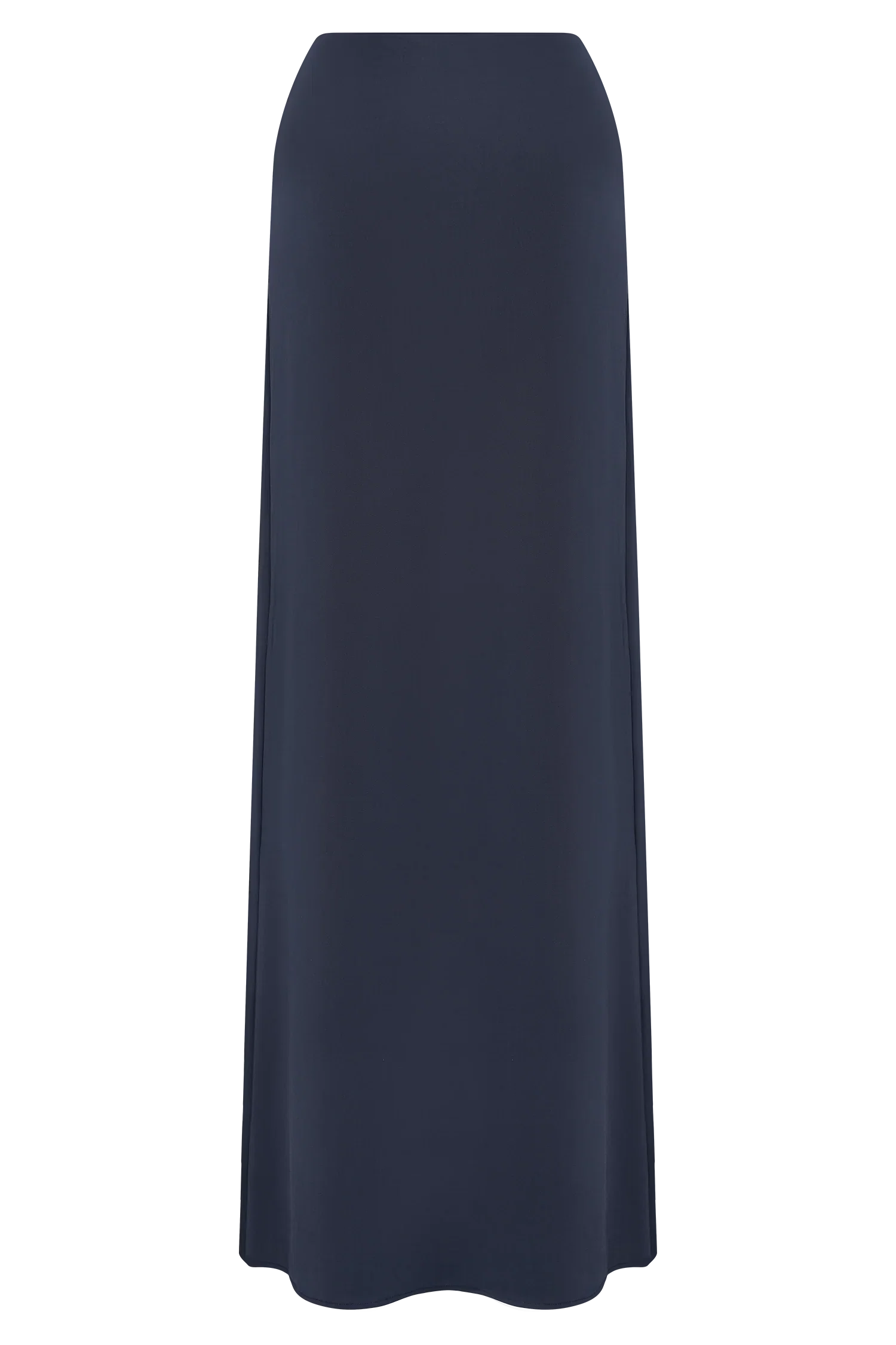 Vivica Slinky Gathered Maxi Skirt Midnight Navy