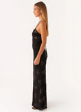 Need You Sequin Maxi Dress Black