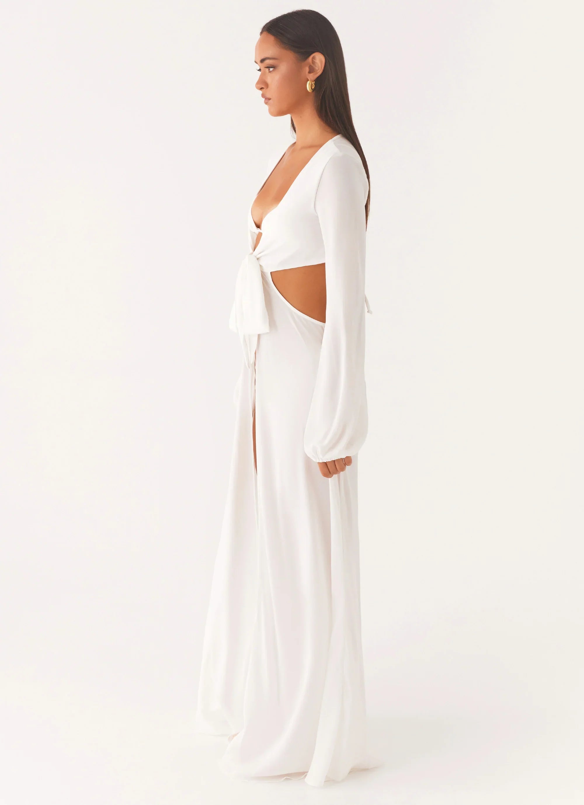 Coastal Maxi Dress White