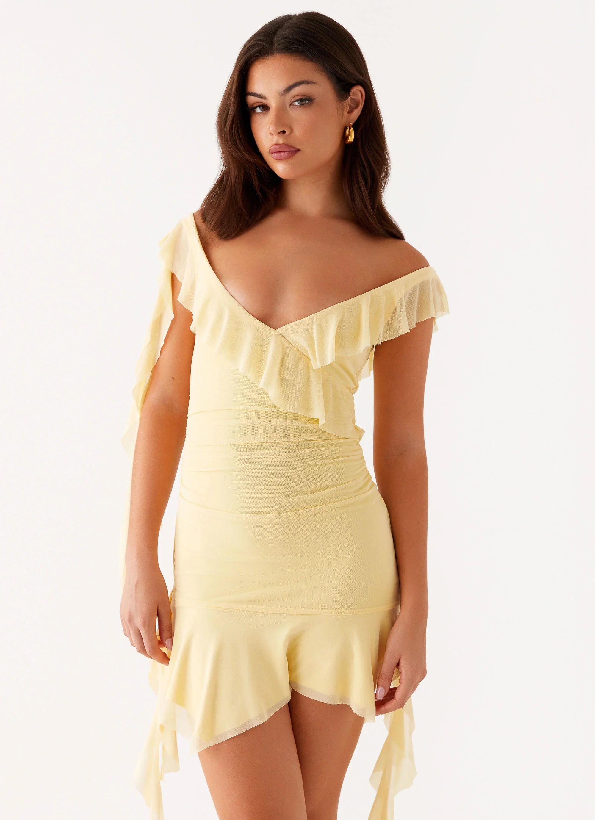 Shona Mini Dress Yellow