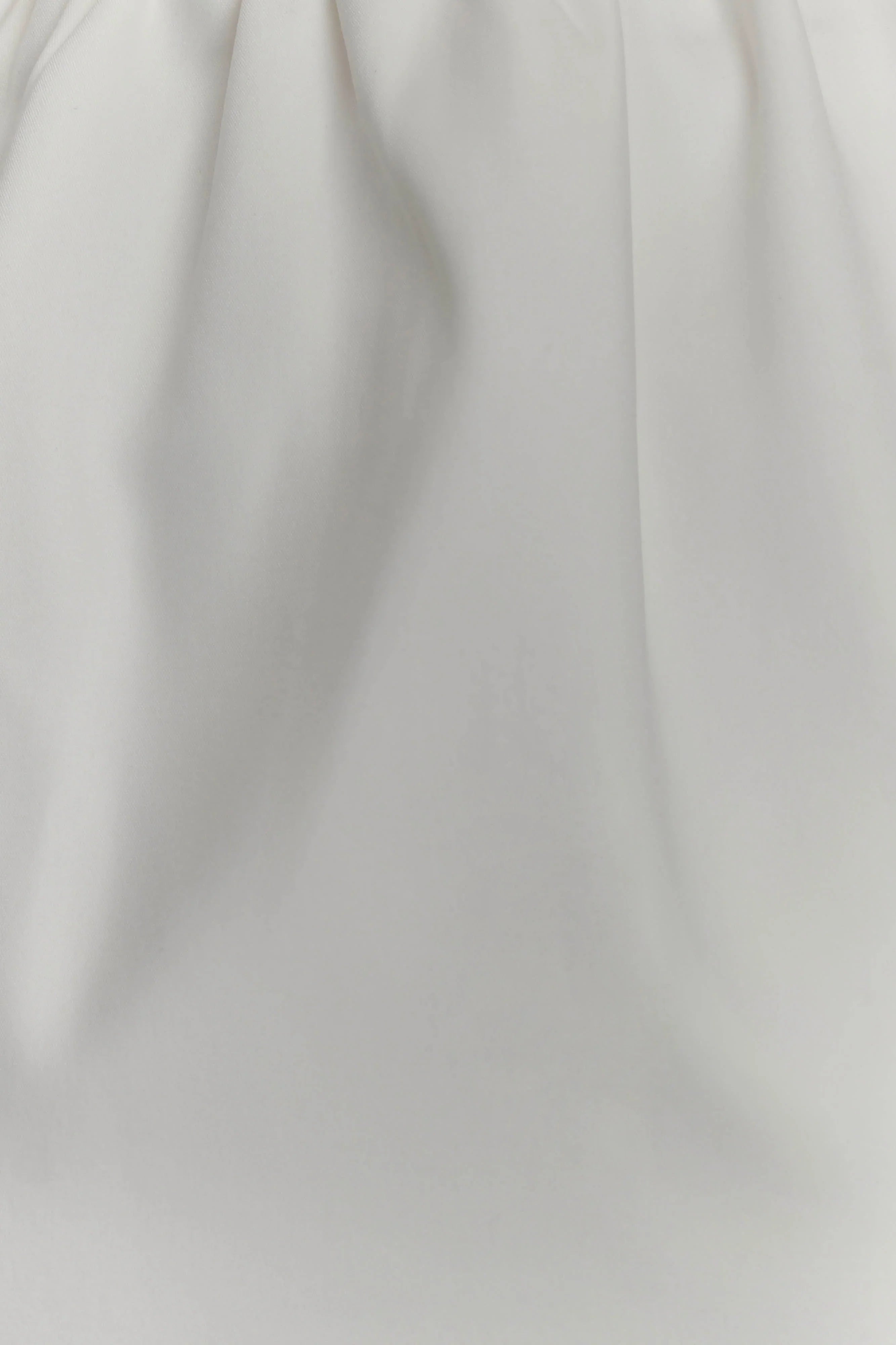 Ariana Pleated Neck Mini Dress Ivory