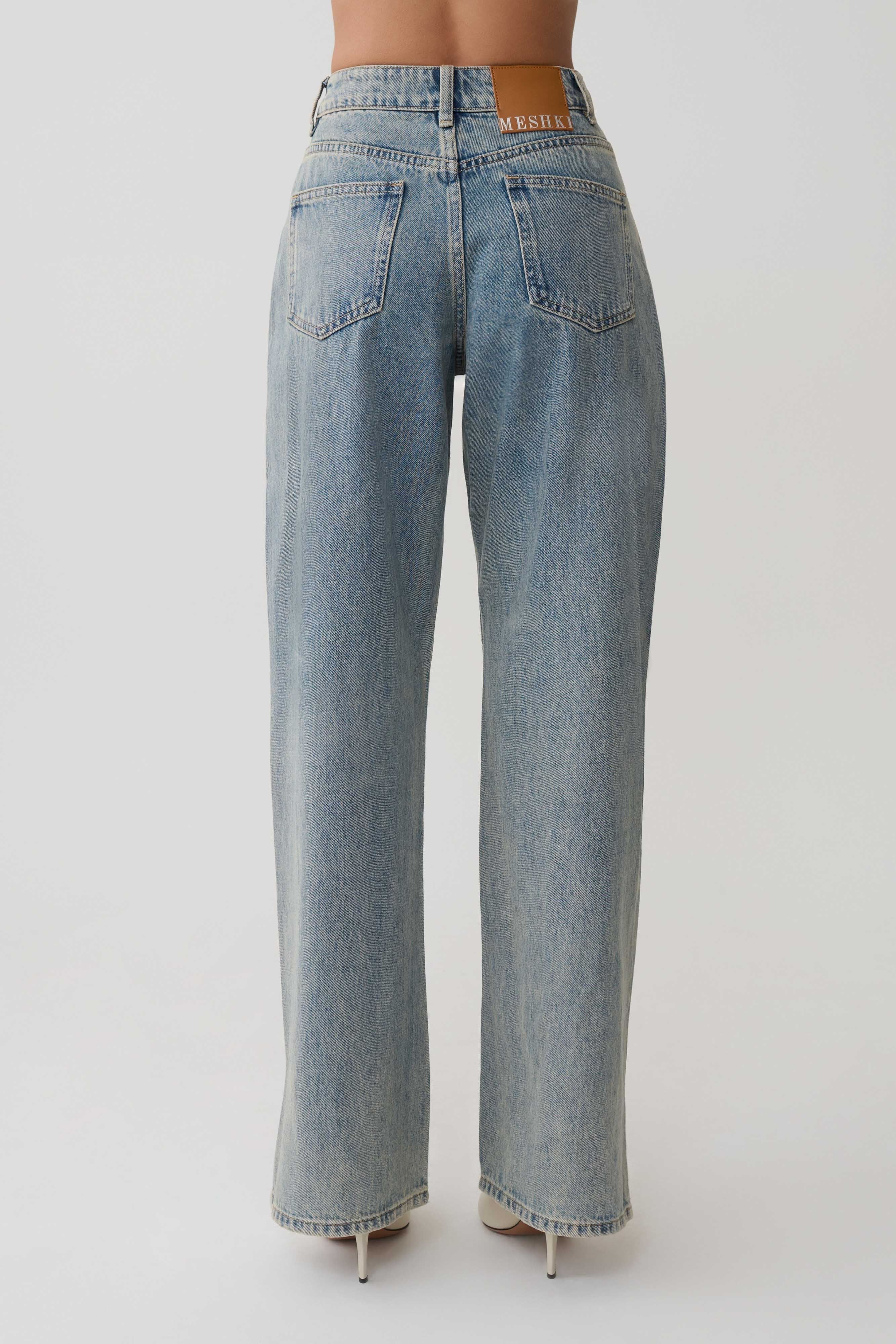 Tyla Diamante Denim Jeans Blue Green