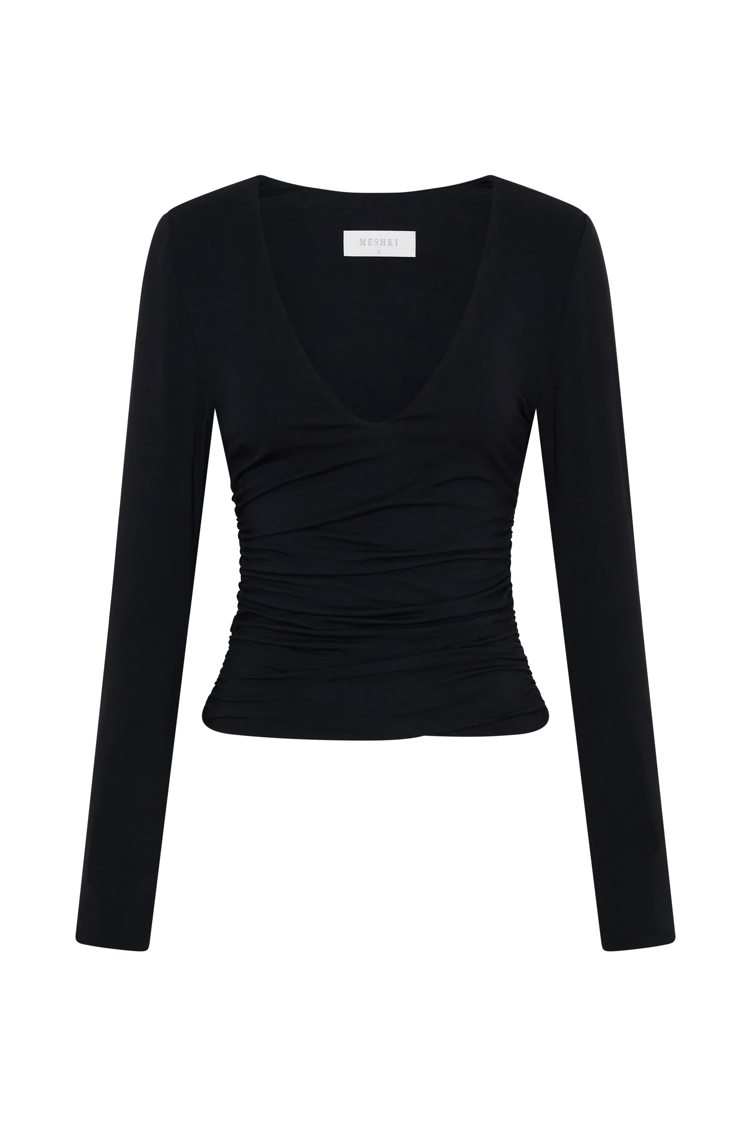 Sari Long Sleeve Modal Top Black