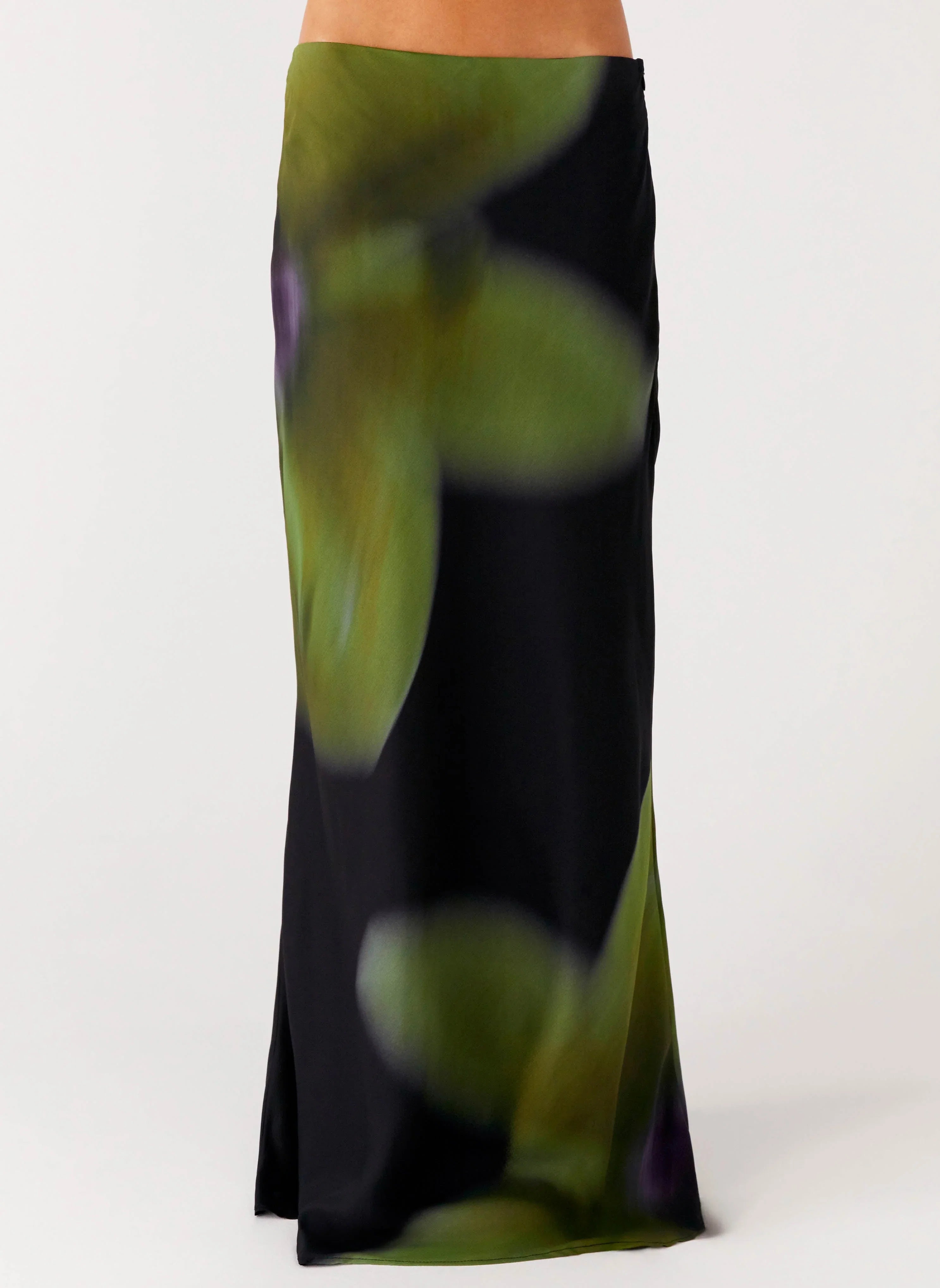 Rosetta Maxi Skirt Lime Flower