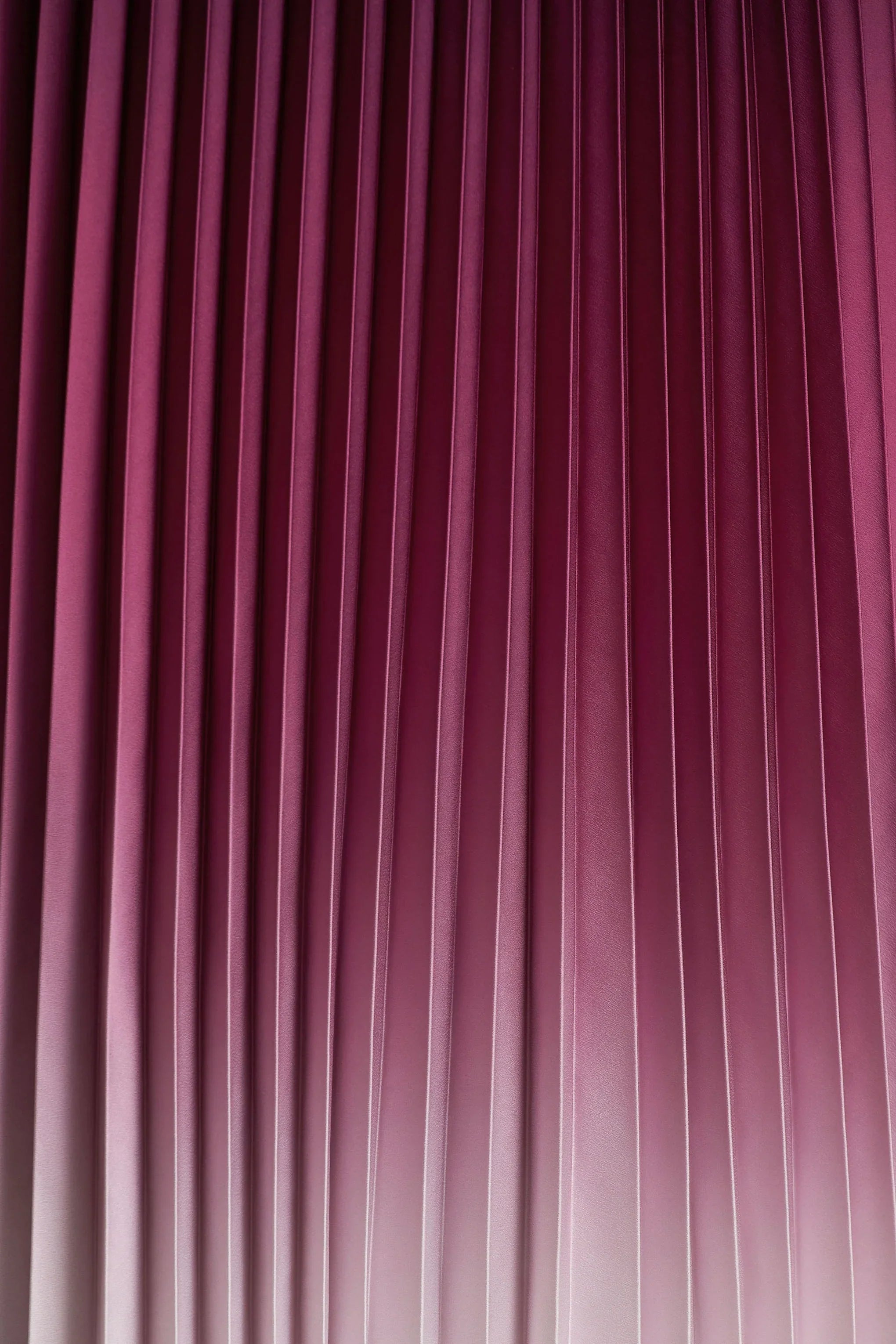 Libby Burgundy Ombre Woven High Neck Midi Dress With Pleated Detailing