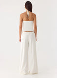 Henry Low Rise Pant Ivory
