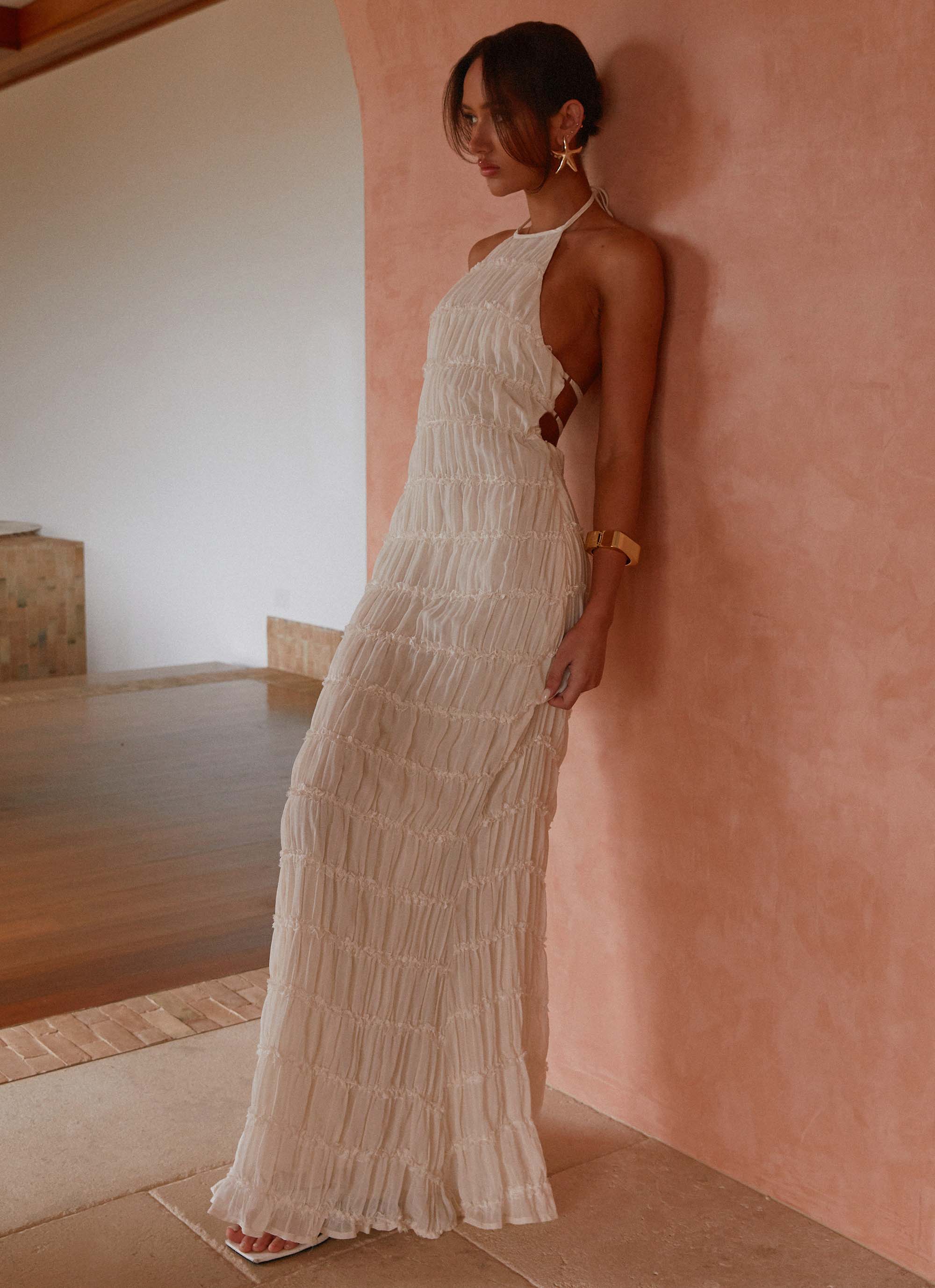 Aullie Maxi Dress Ivory