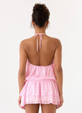 Parade Halter Mini Dress Pink