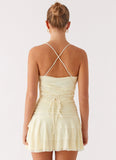 Emily Mini Dress Yellow