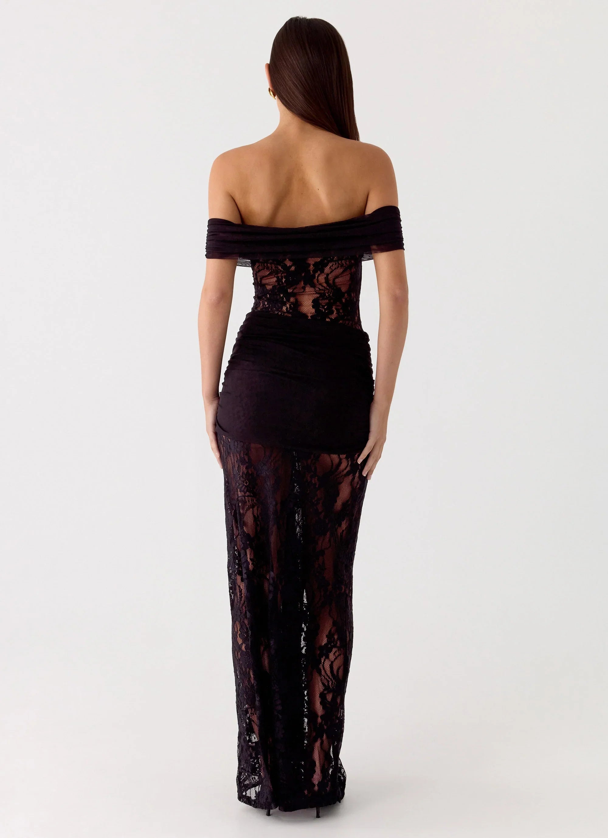 Gracie Twist Maxi Dress Black