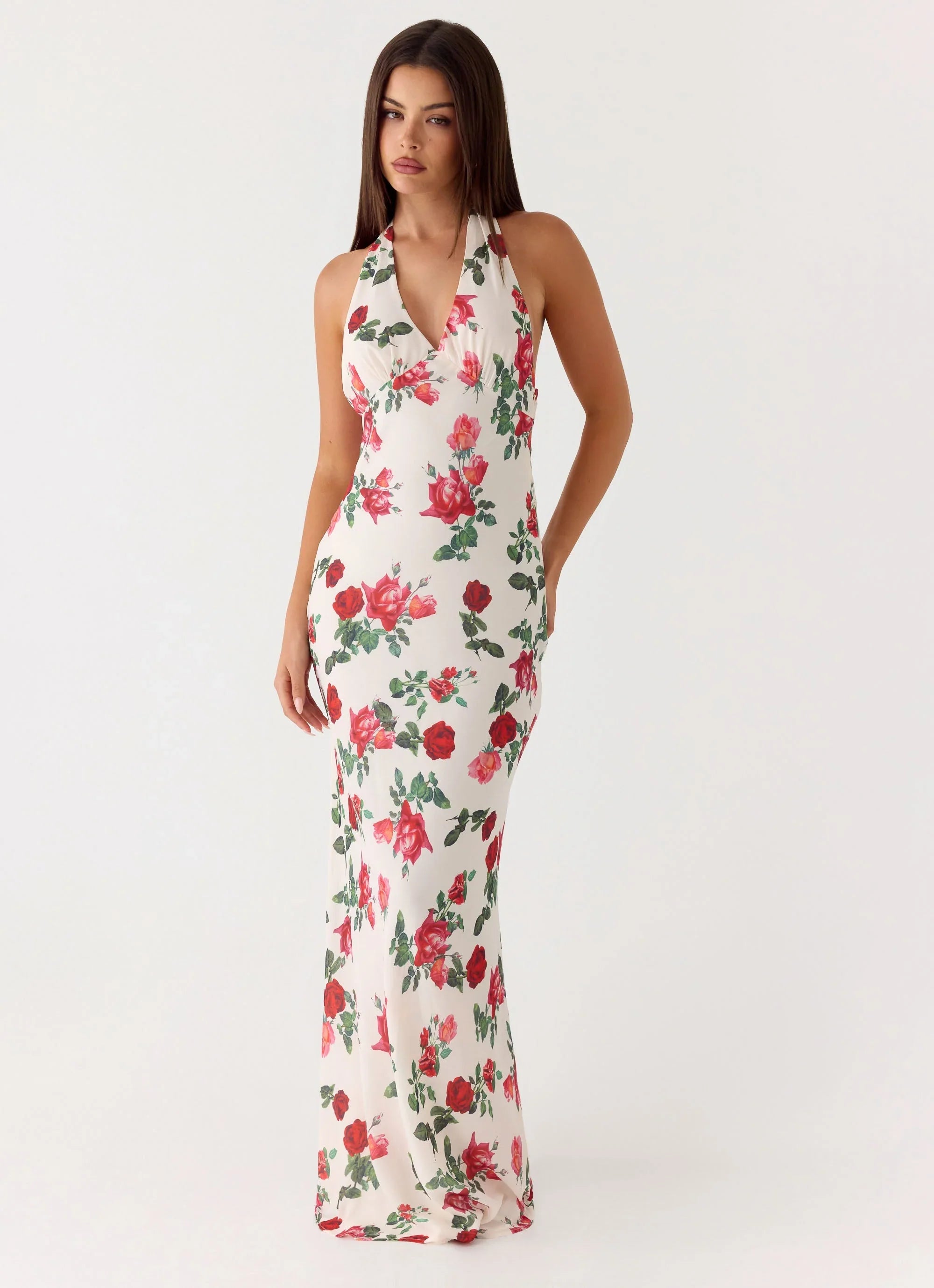 Maryk Maxi Dress Ivory Bloom