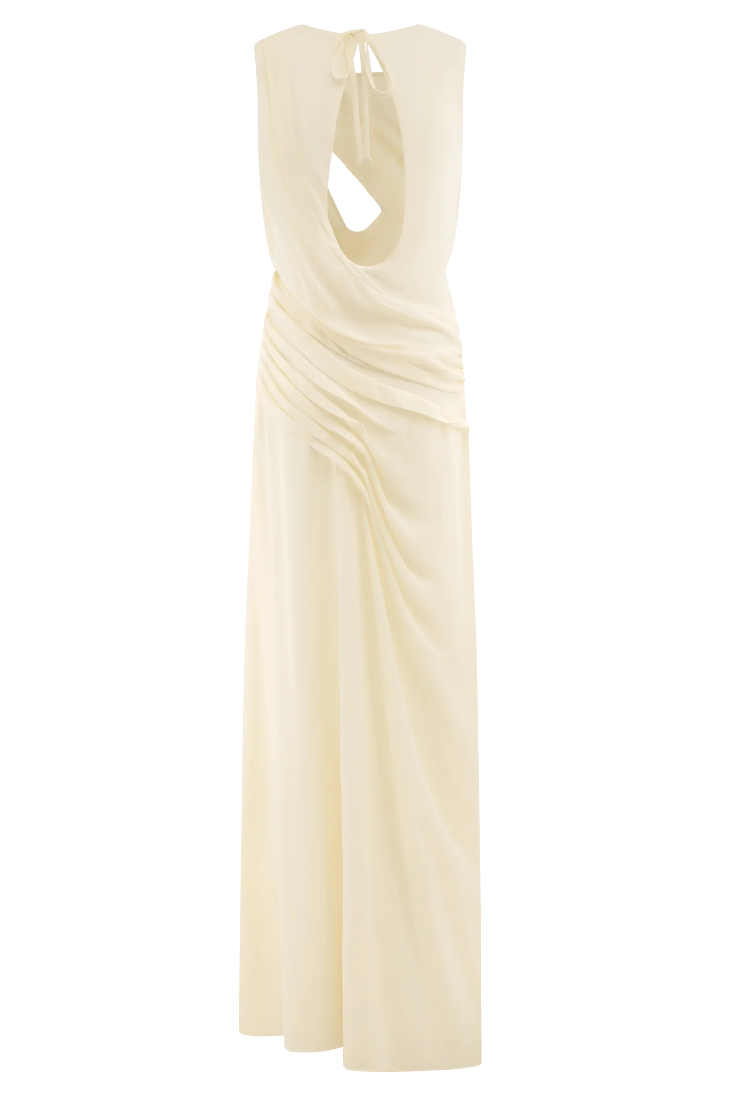 Oria Chiffon Maxi Dress Ivory