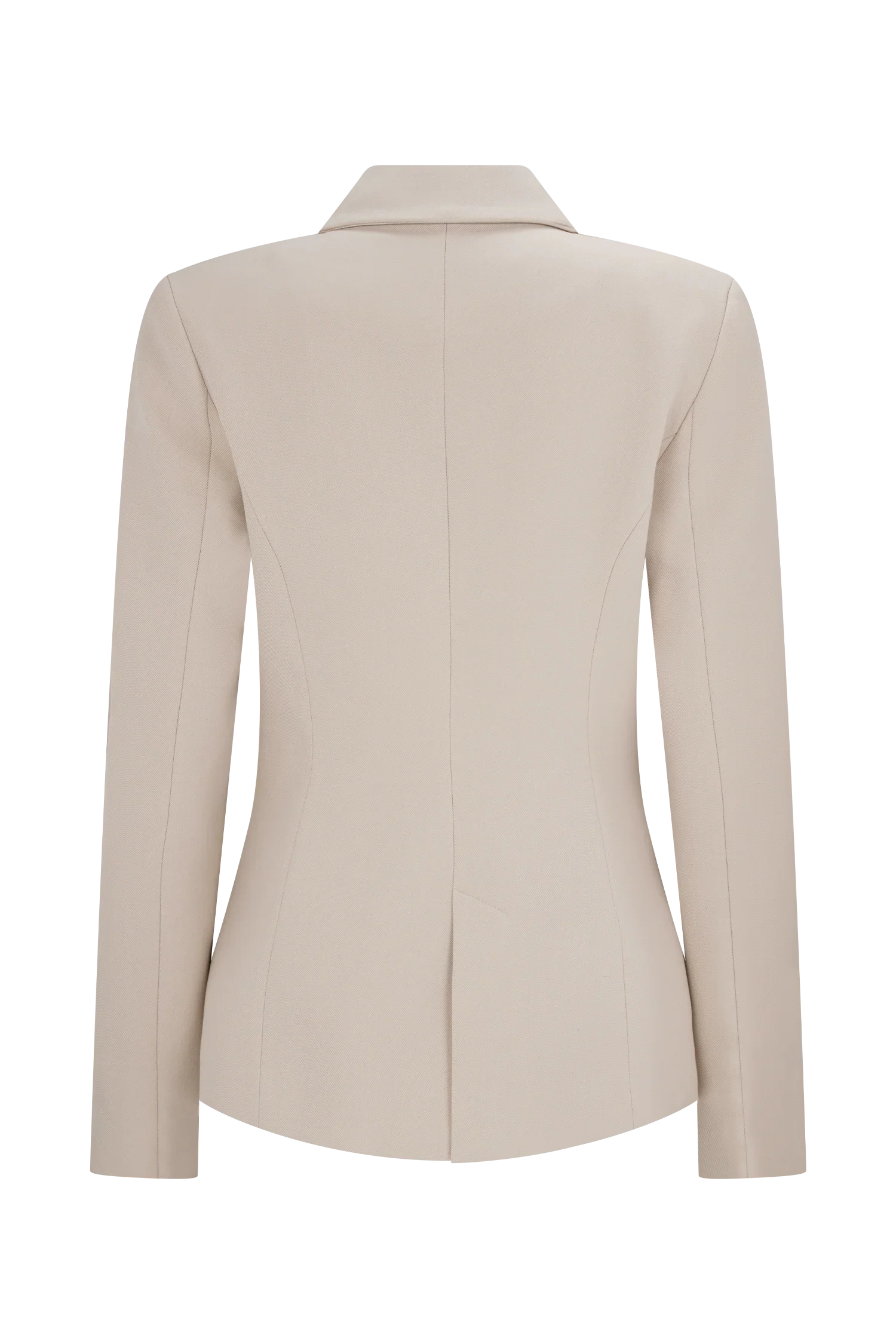 Max Cinched Waist Blazer Ivory Stone