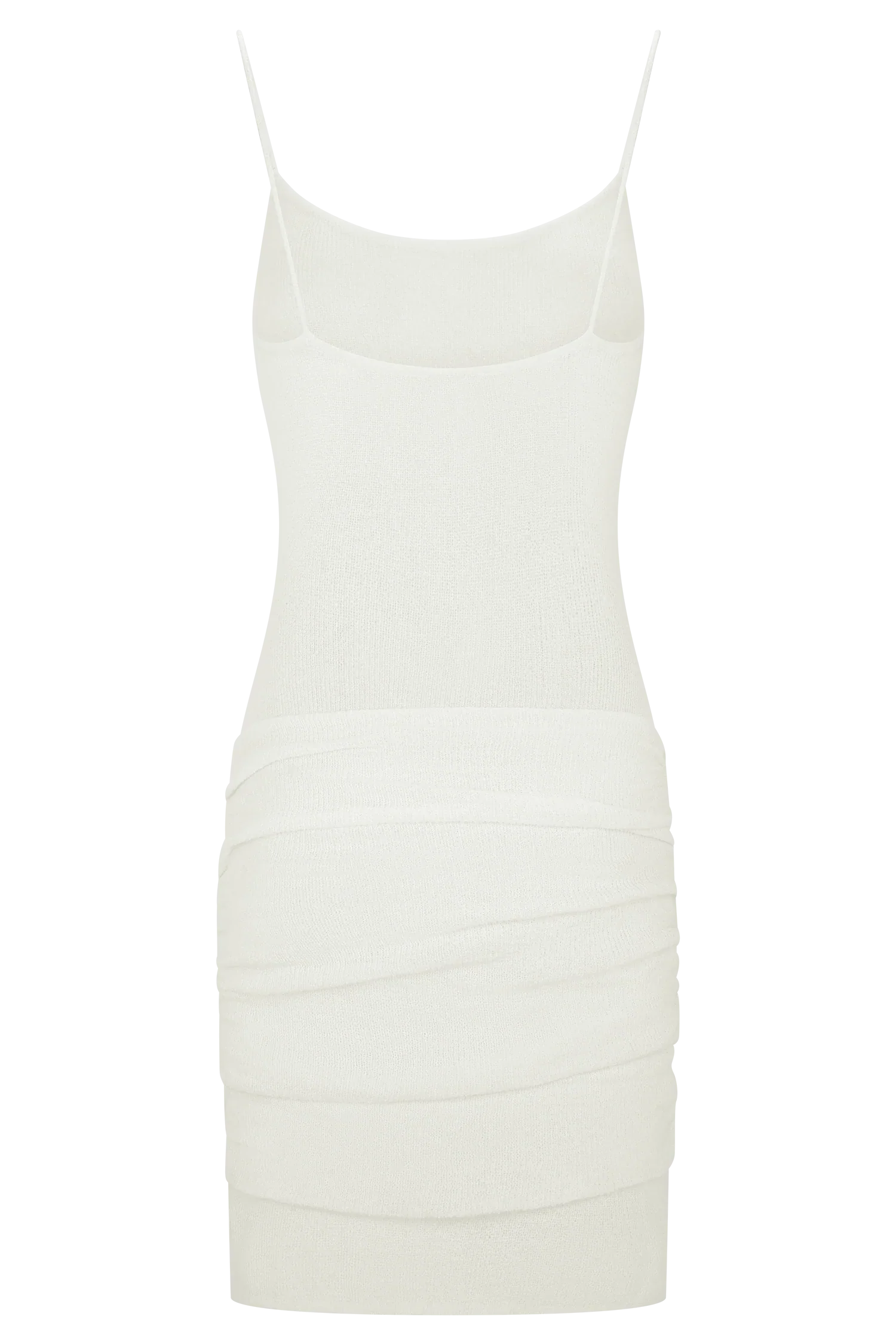 Laurie Twist Knit Mini Dress Ivory
