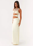 Imperial Maxi Dress Yellow