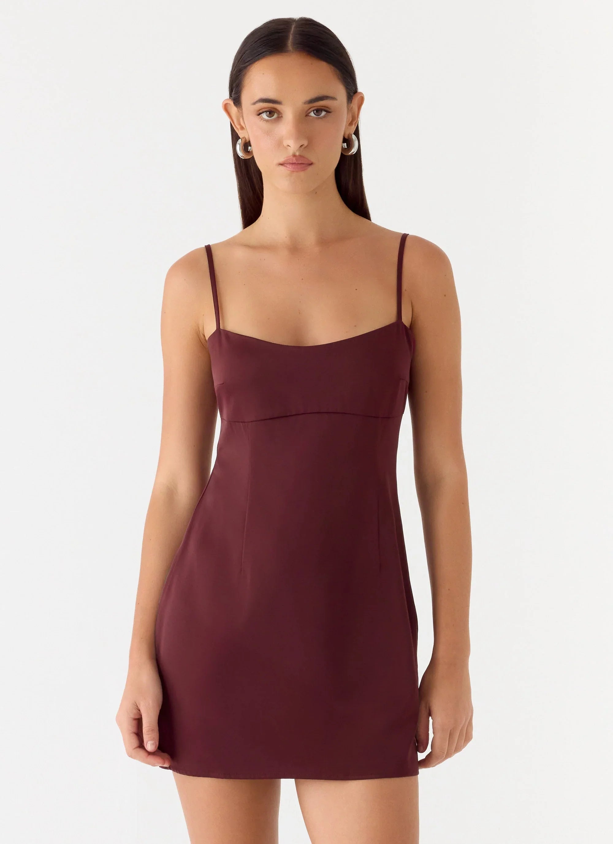 Clementine Mini Dress Merlot