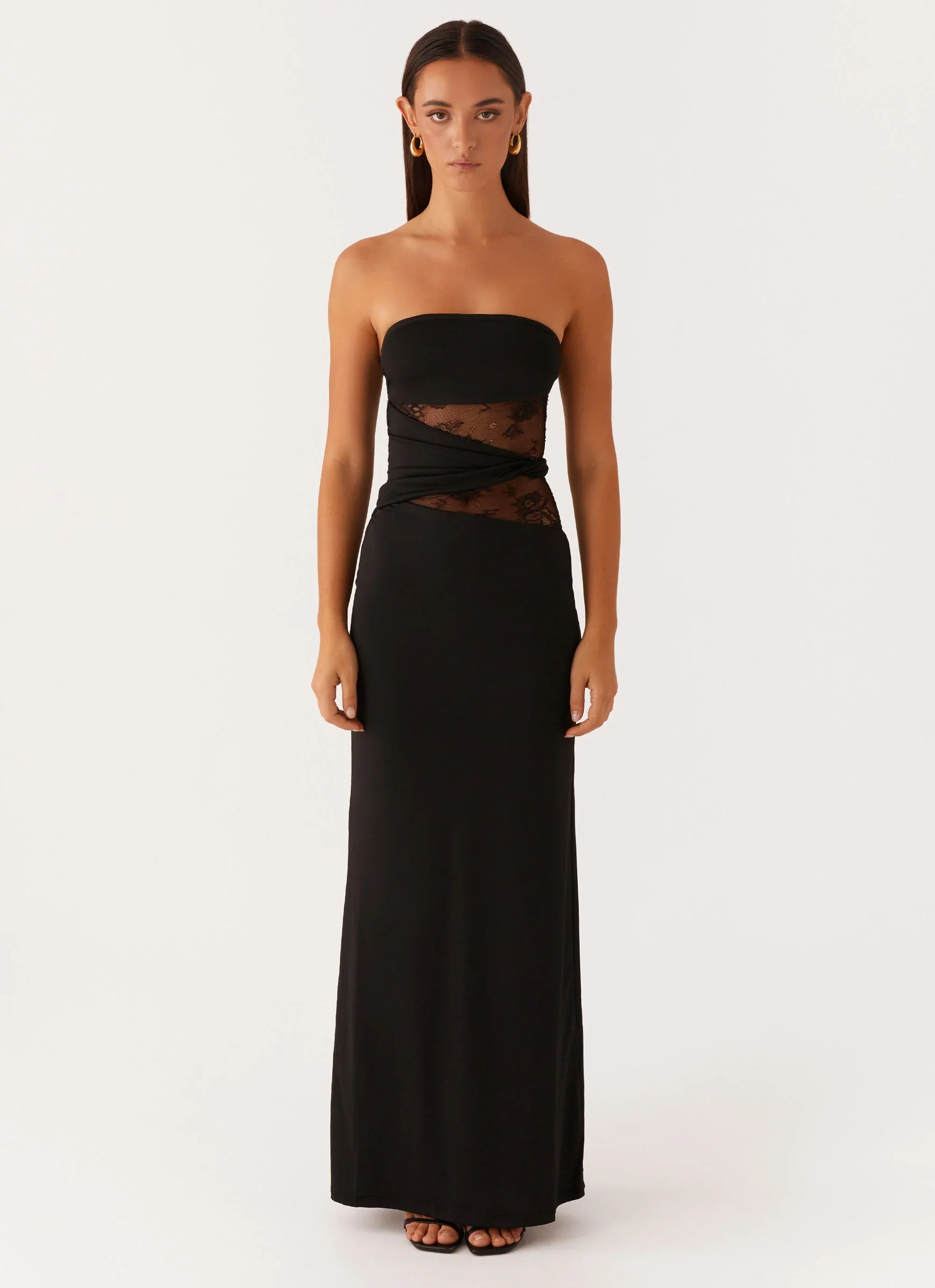 Karma Strapless Maxi Dress Black