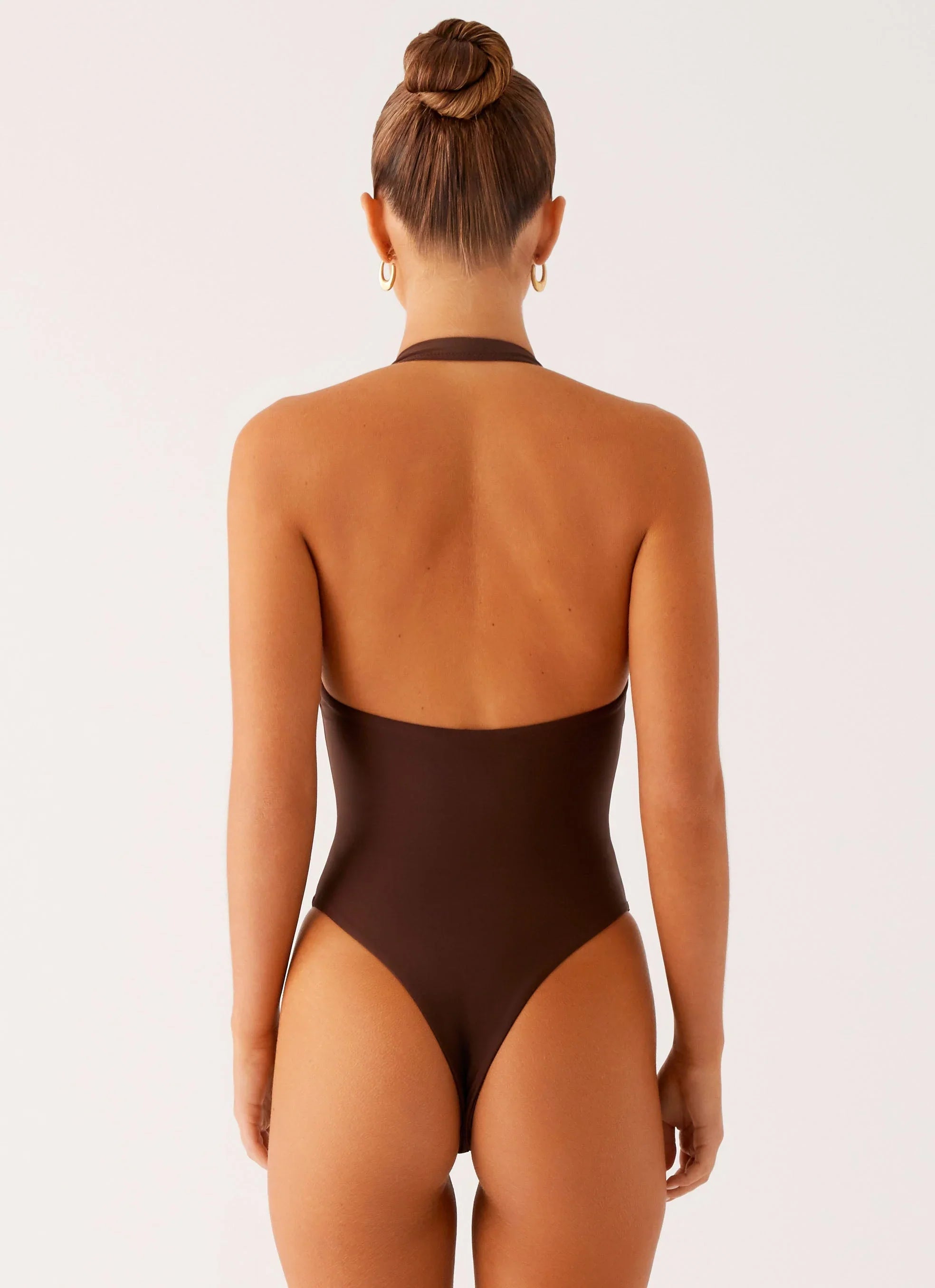 Delia One Piece Swimsuit Chocolate