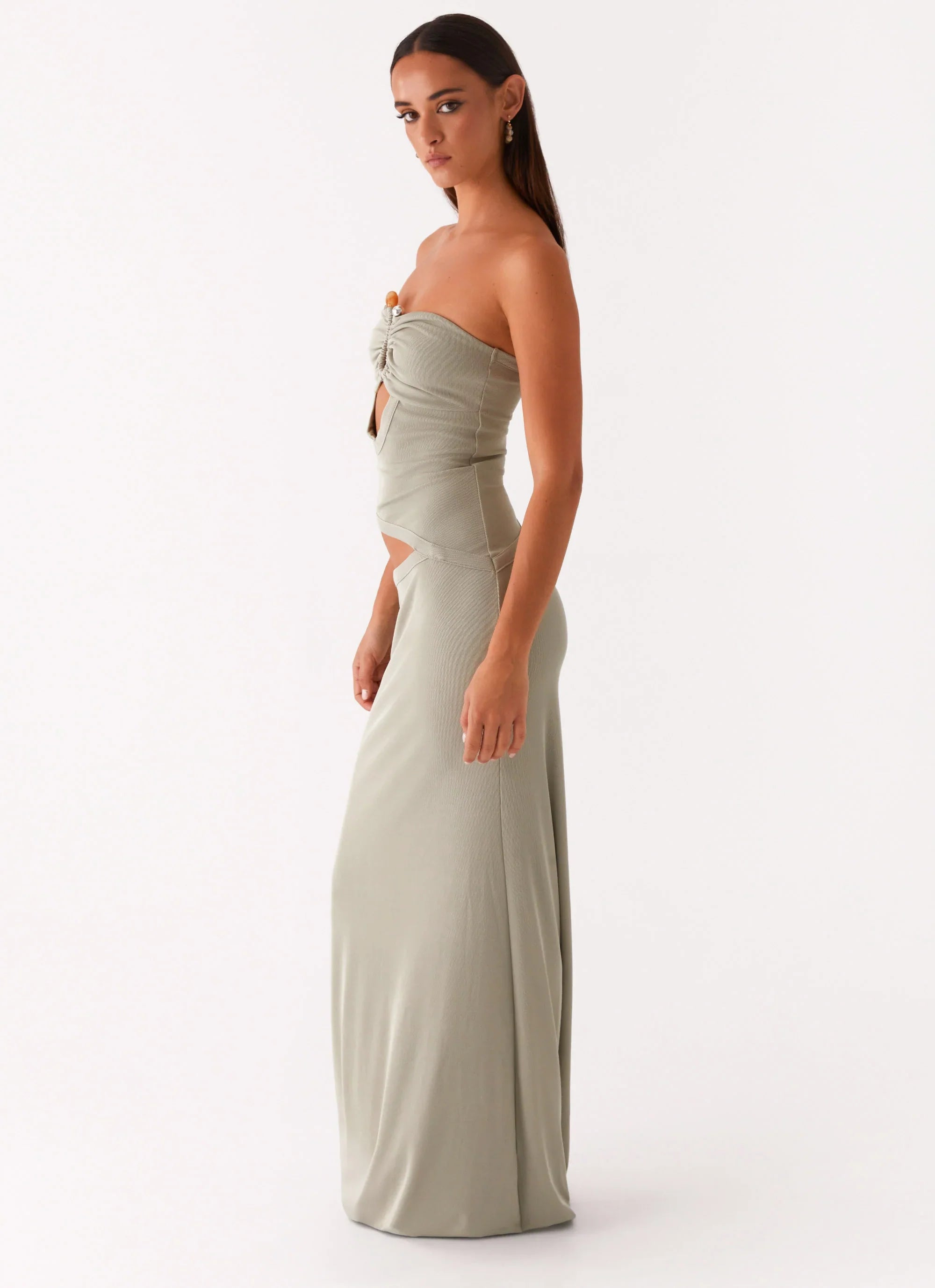 Wild Roses Maxi Dress Sage