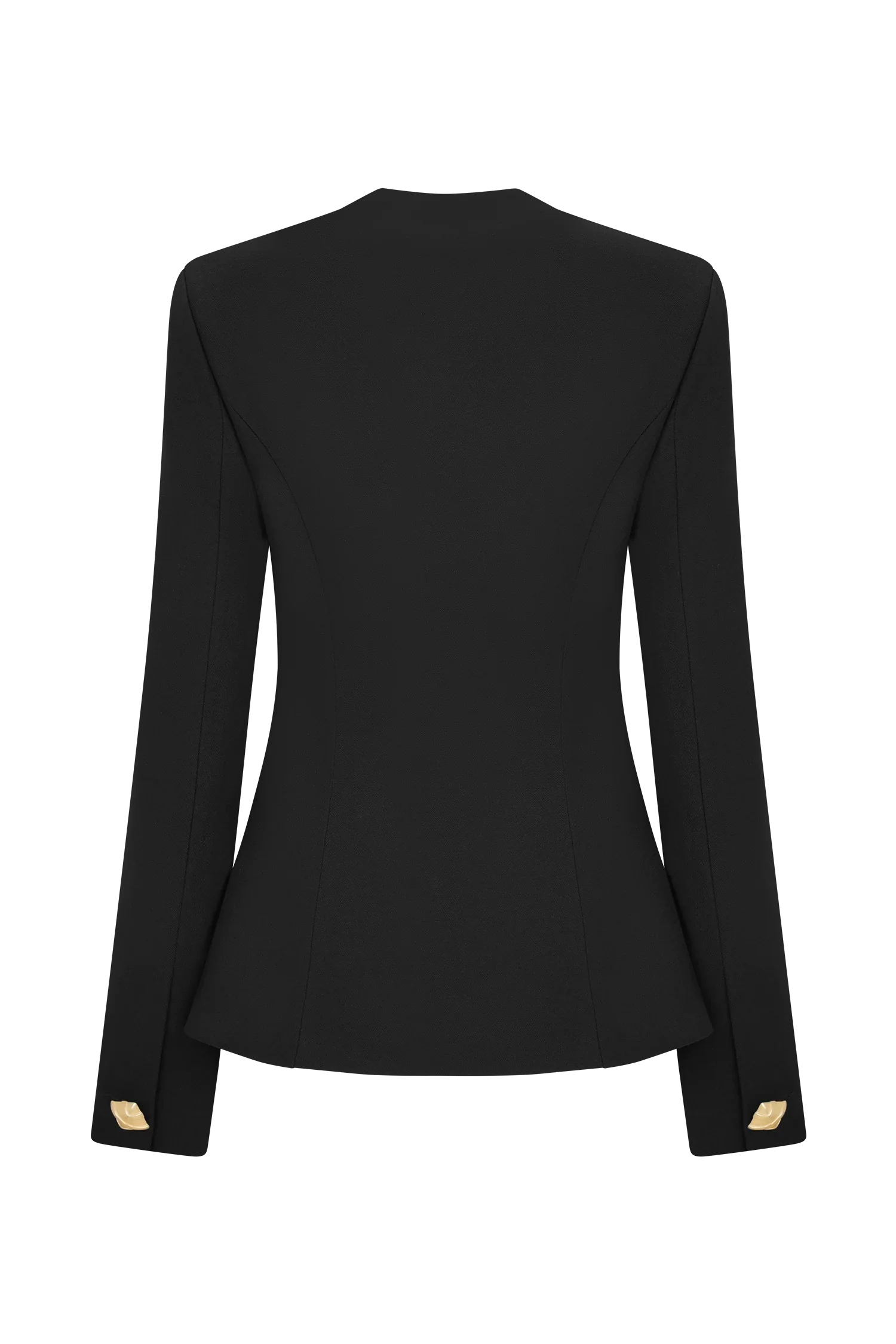 Christel Suiting Fitted Blazer Black