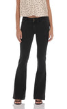 Low Rise Flare Jeans in Black