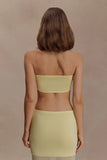Tanyel Knit Bandeau Top Lemon