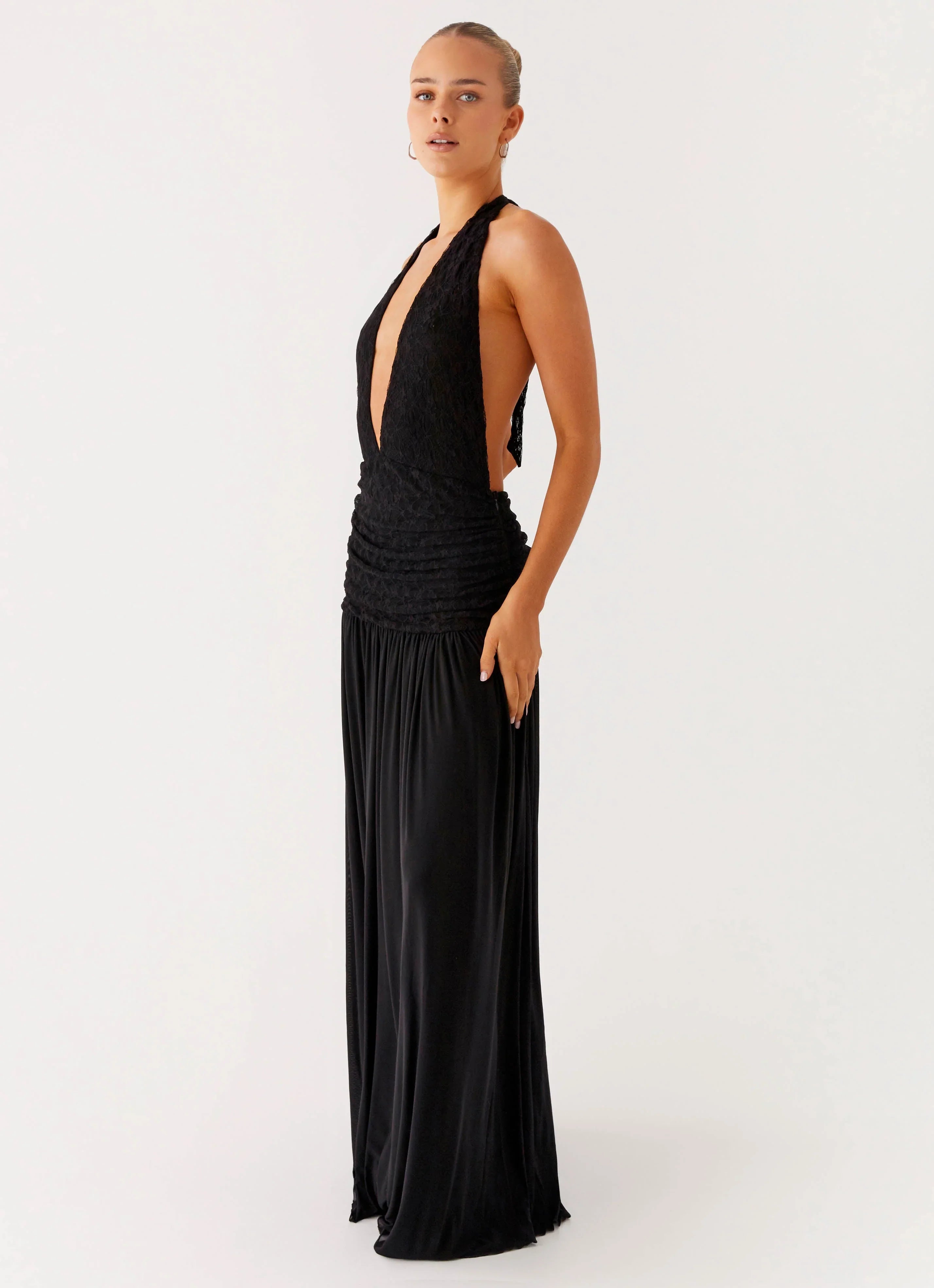 Full Attention Maxi Dress Black