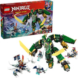 LEGO NINJAGO Lloyds Jet Mech Building Toy Model Building Kit for Boys Girls Ages 9 Transforming Playset for Kids W 5 Ninja Toy Minifigures Dragons Rising Gift Idea for Birthdays 71845