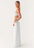 Anetta Maxi Dress Pale Blue