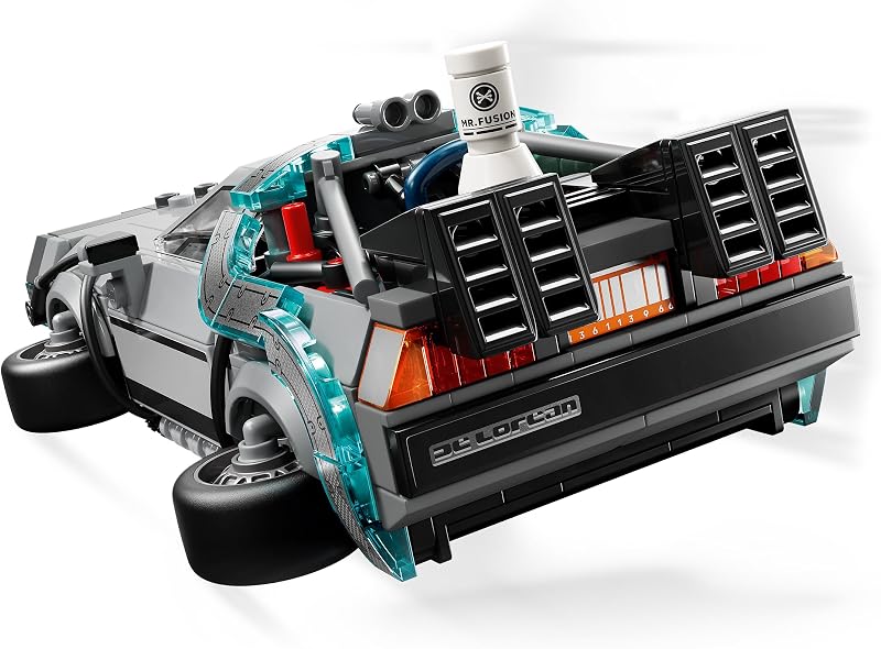 LEGO Speed Champions Time Machine from Back to The Future Building Toy for Kids Pretend Play Display Car Toy W 2 Build Modes for Boys Girls Ages 9 Gift for Birthdays 77256