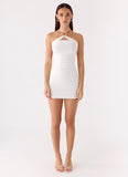 Poetry Mini Dress White