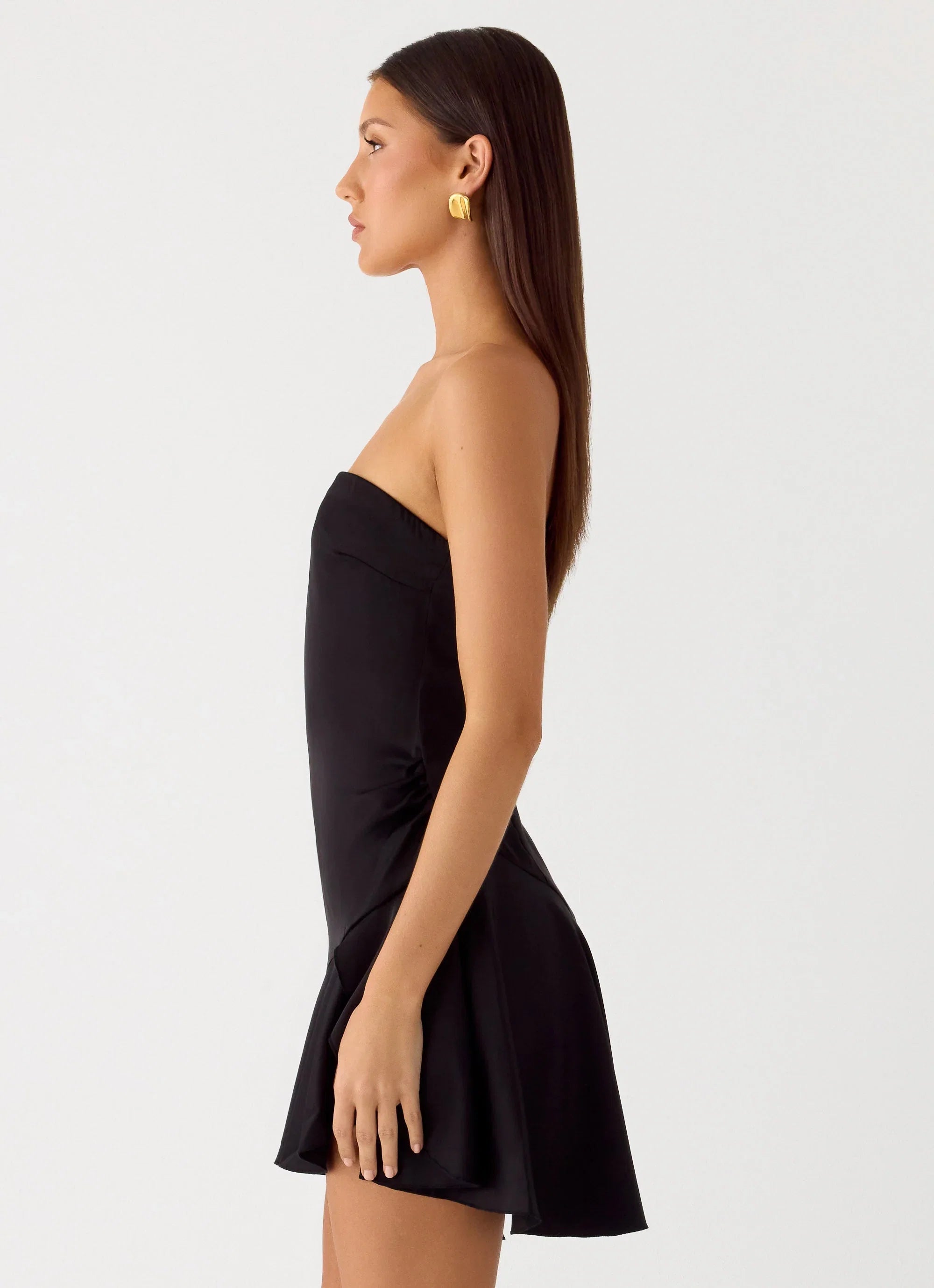 Luna Night Mini Dress Black