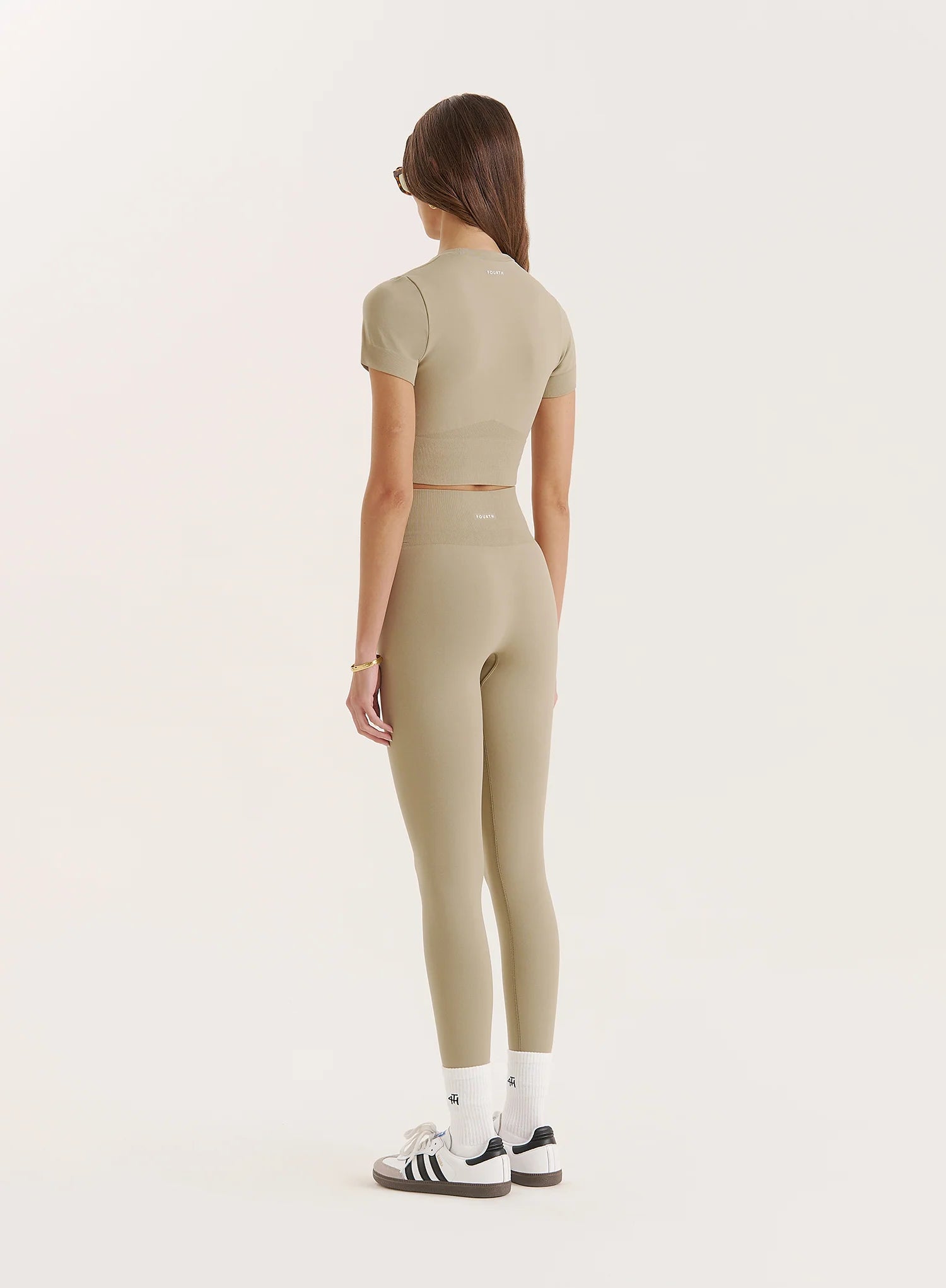 Sage Seamless Gym Crop Top