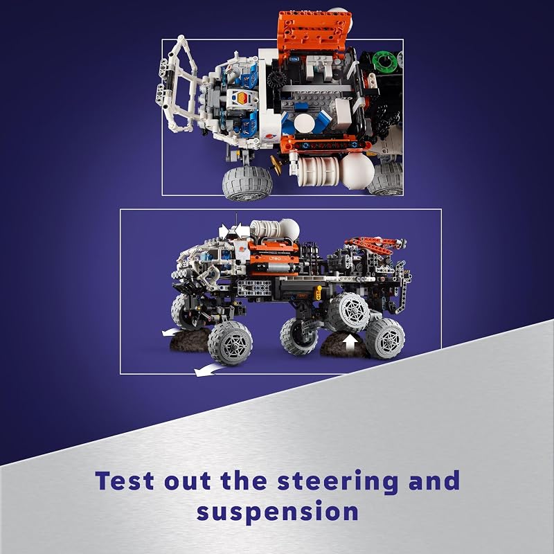 LEGO Technic Mars Crew Exploration Rover Building Toy Build Display for Room Decor Gift for Christmas Set for Boys Girls Ages 11 Years 42180