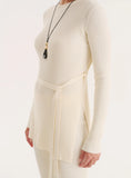 Cream Knitted Top