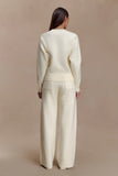 Lauren Knit Trouser Ivory