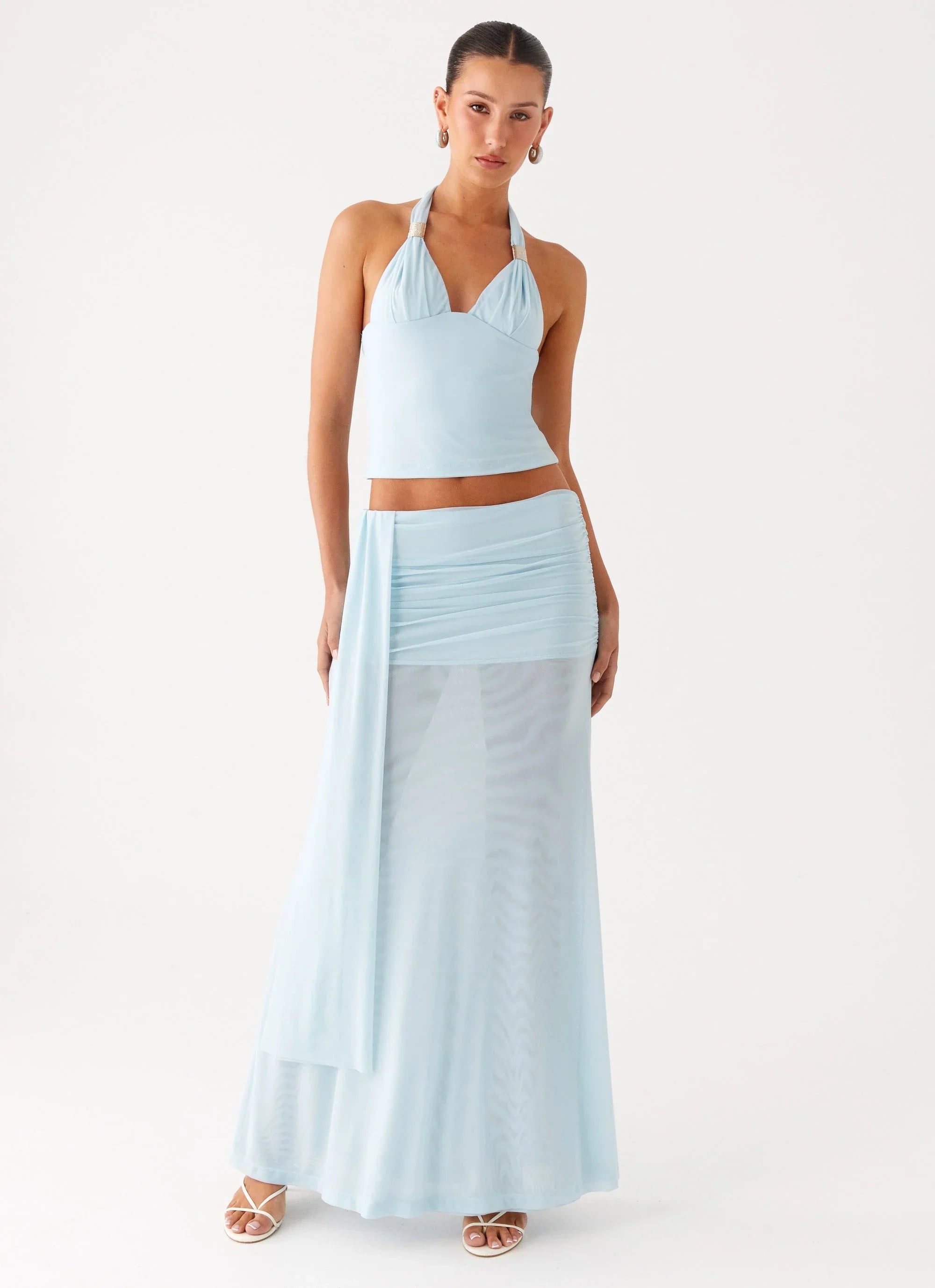 Blaze Maxi Skirt Blue
