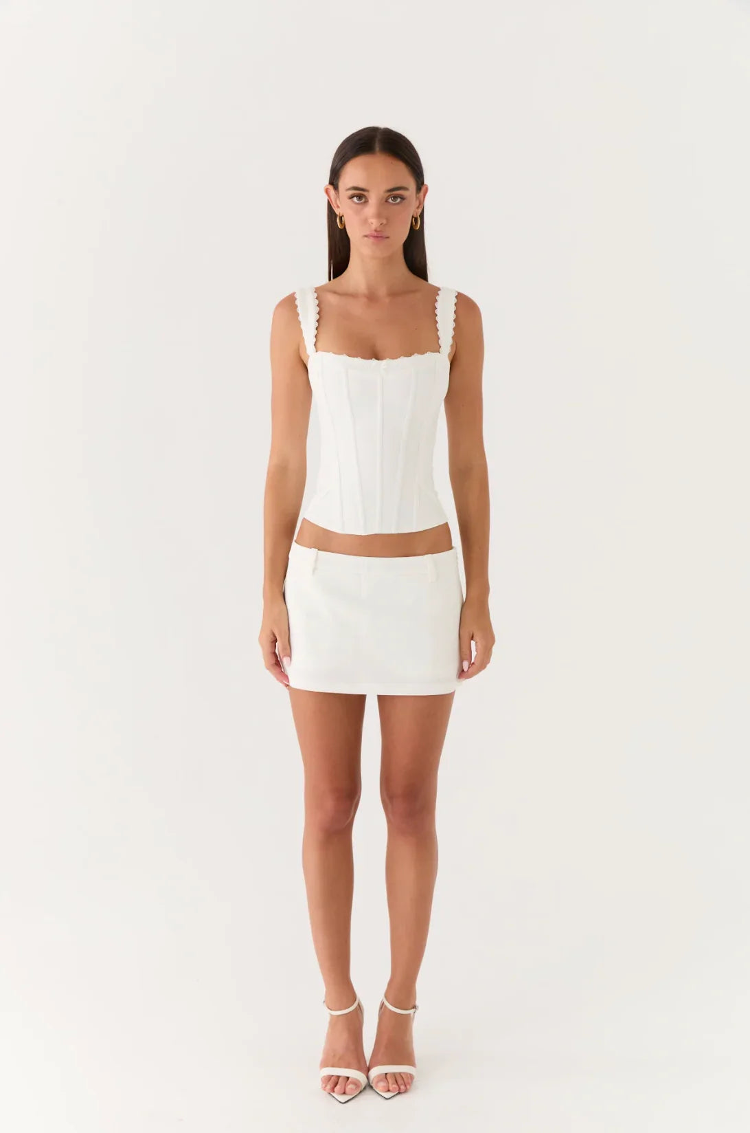 Amarente Mini Skort White