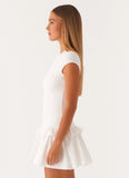 Hopeless Romantic Mini Dress White