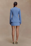 Christel Suiting Fitted Blazer Ocean Blue