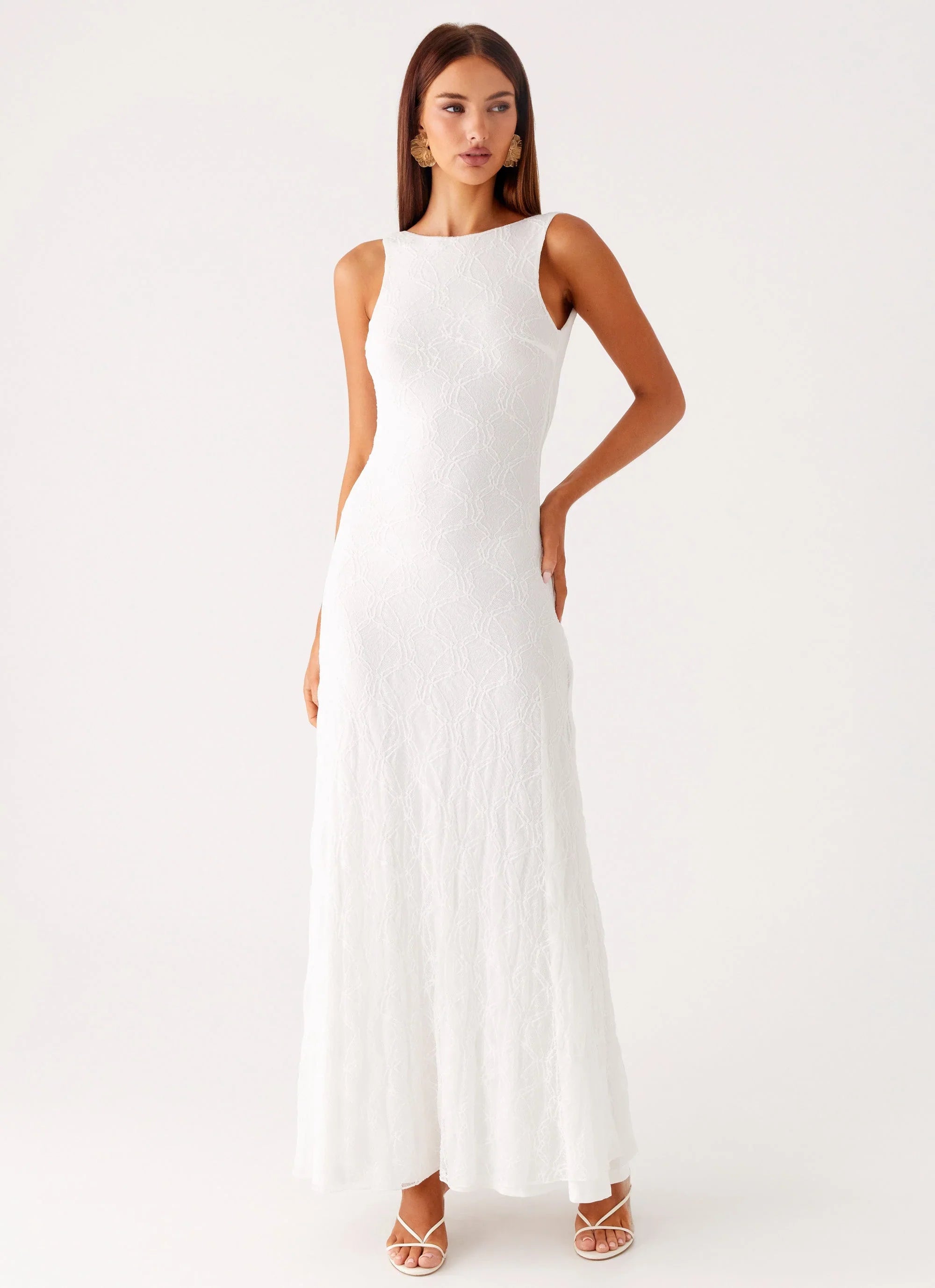 Embrace The Sun Maxi Dress White