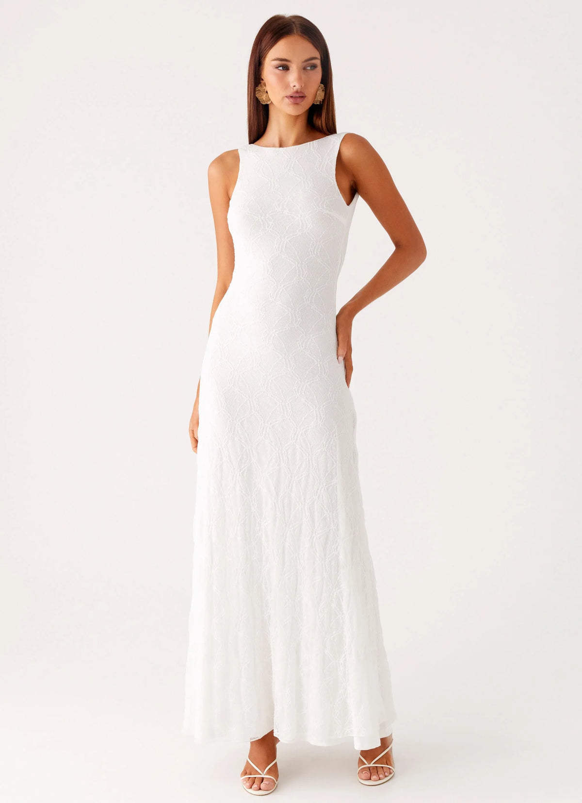 Embrace The Sun Maxi Dress White