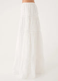 Yours To Keep Maxi Skirt White