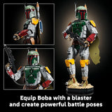 LEGO Star Wars Boba Fett 75455 Collectible Building Sets for Adults Ages 18 Movie Display for Bedroom or Book Shelf 1544 pieces Gift for Fans