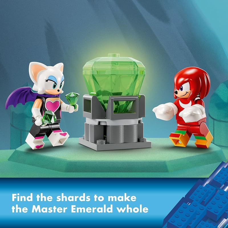 LEGO Sonic The Hedgehog Knuckles Guardian Mech 76996 Back to School Gift for Students Building Toy Boys Girls Ages 8 Sonic Action Figure Set 276 pieces 2 Minifigures