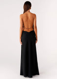 Morning Crush Cowl Maxi Dress Black